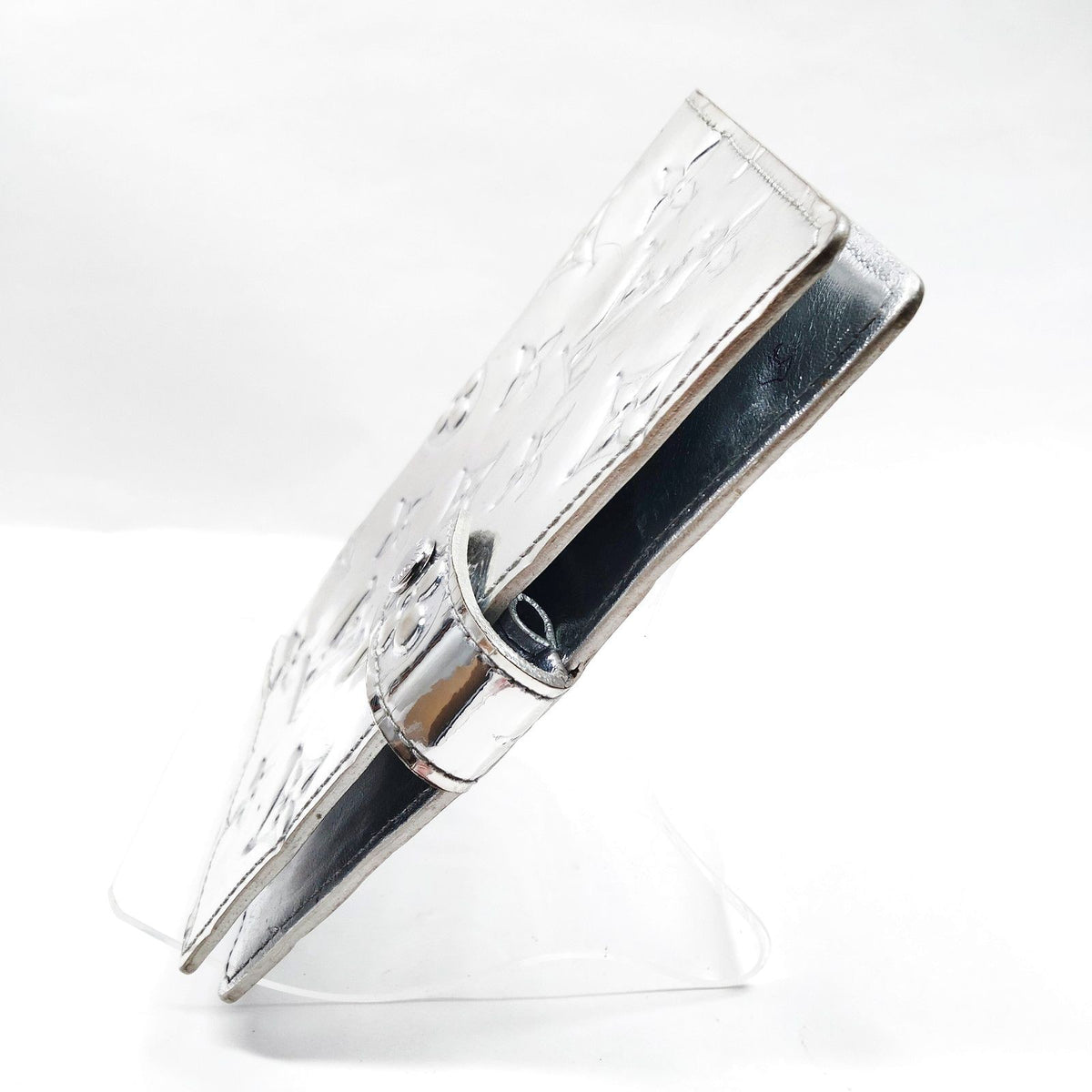Louis Vuitton Monogram Mirror Agenda PM Silver