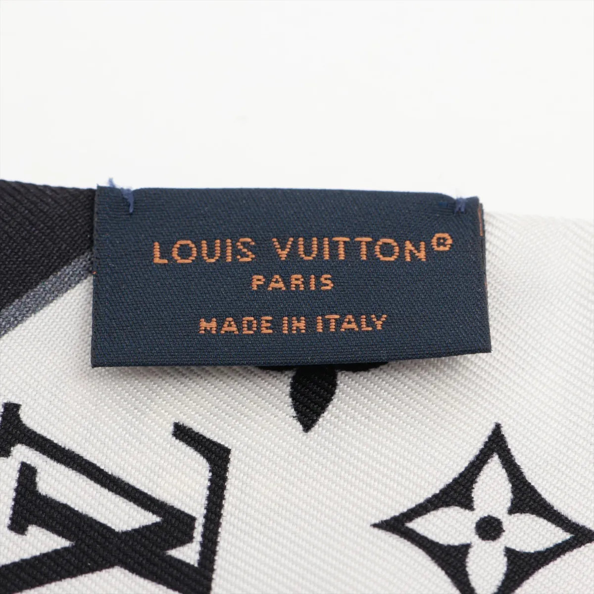 Louis Vuitton Bandeau BB Let's Go Silk Black × White