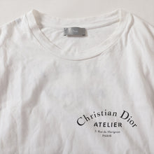 Load image into Gallery viewer, Dior Atelier Logo Cotton T-shirt White