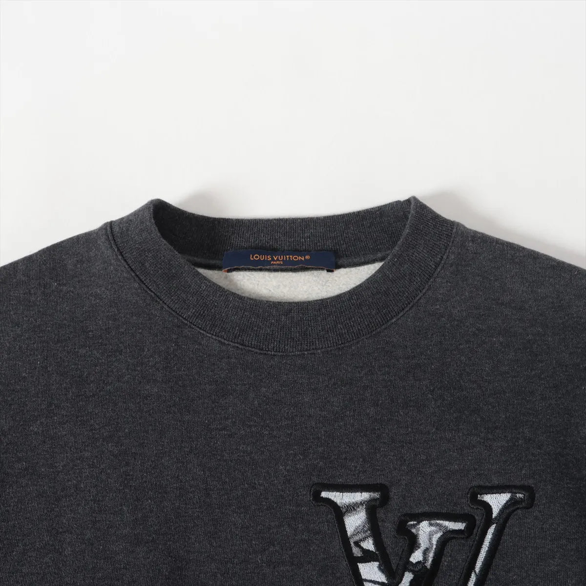 Louis Vuitton Cotton Basic Knitted Sweater Gray