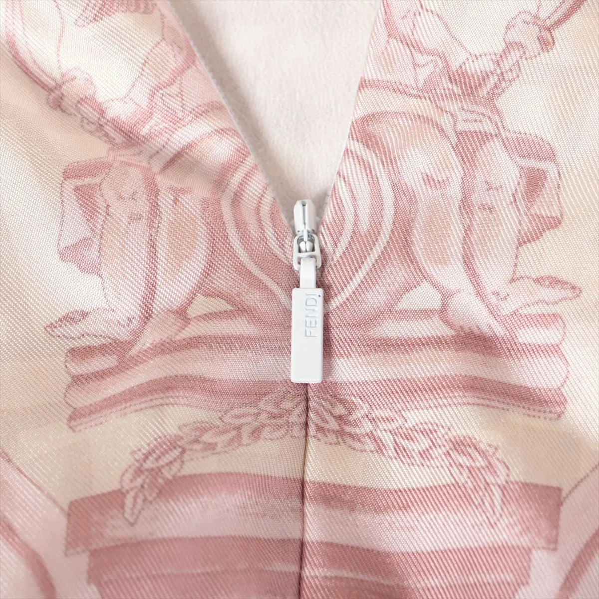 Fendi Silk Sleeveless Mini Dress Pink
