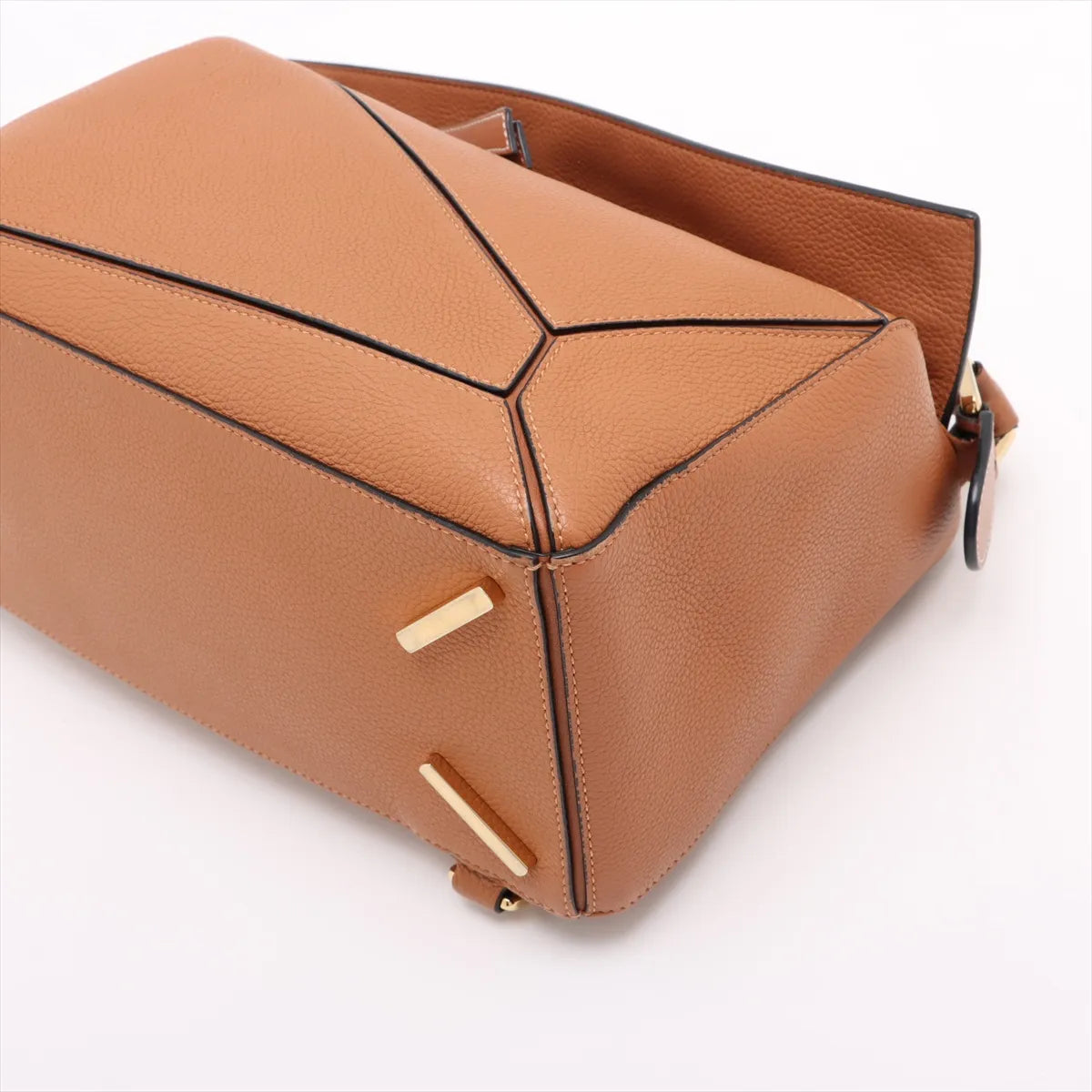 Loewe Puzzle Leather Two-Way Shoulder Bag Brown