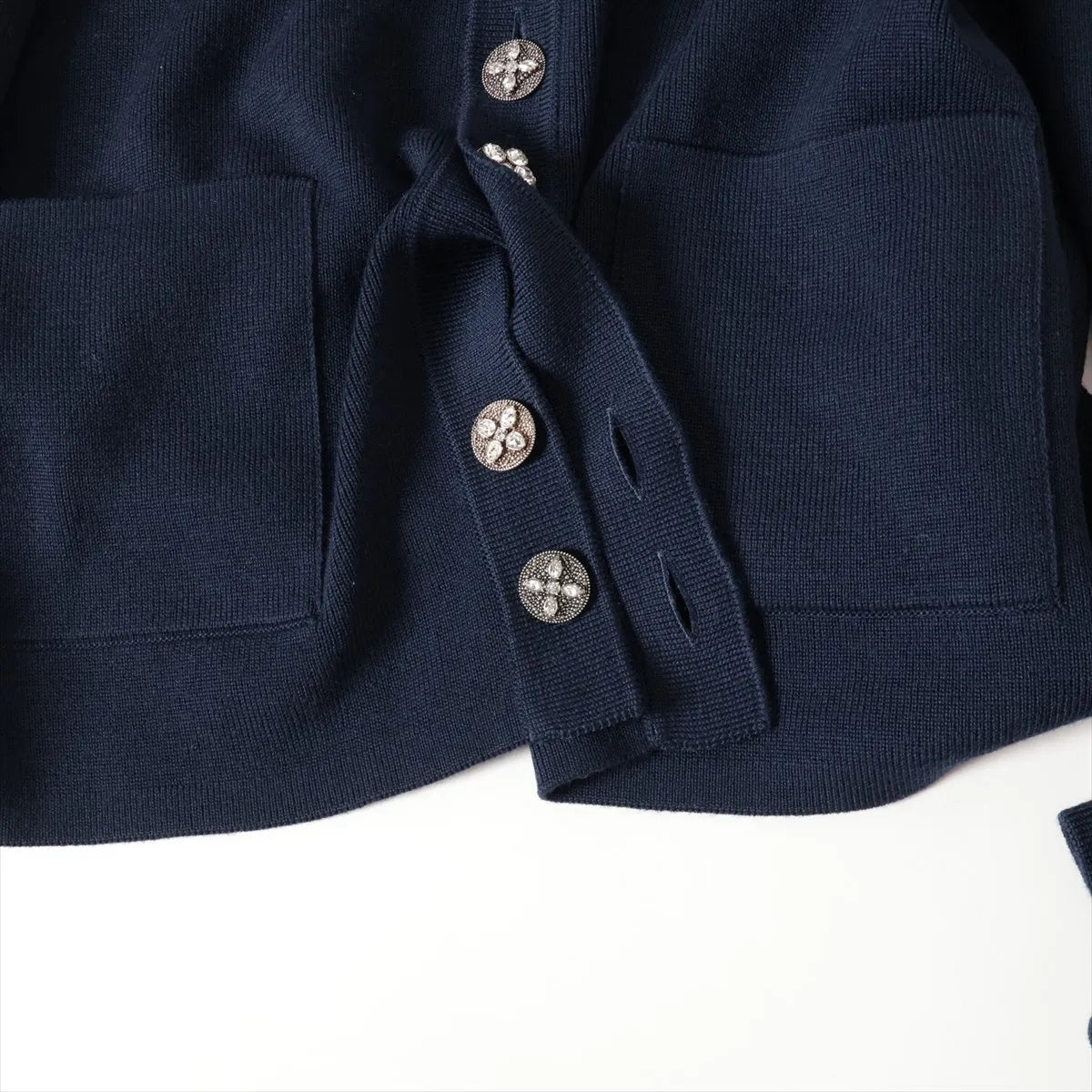 Louis Vuitton Wool Cardigan Navy Blue