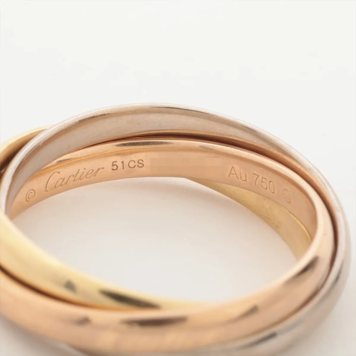Cartier Trinity Ring Tricolor Yellow Gold x Rose Gold x White Gold