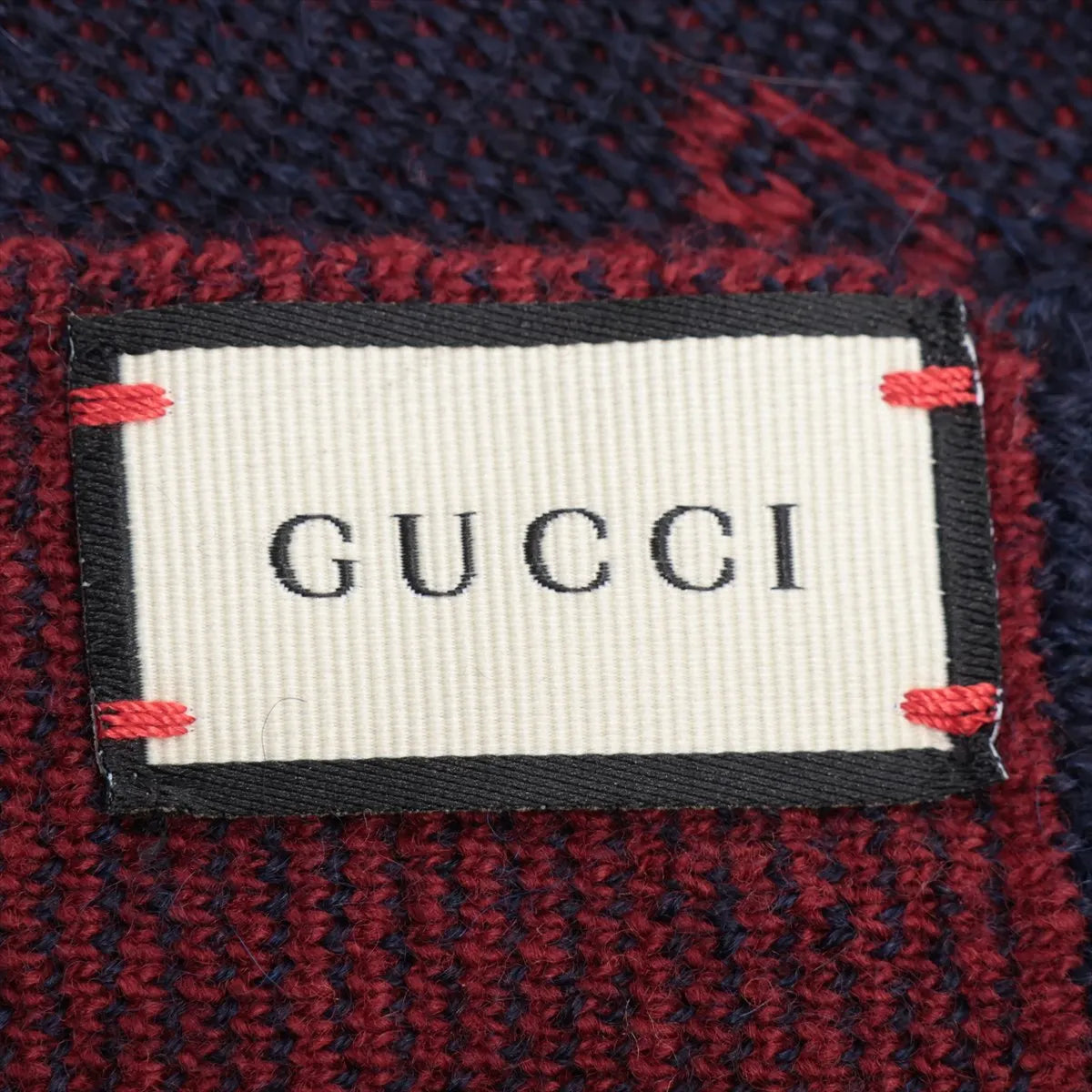 Gucci GG Logo Alpaca Wool Scarf