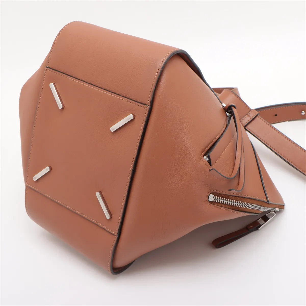 Loewe Hammock Small Leather Two-Way Shoulder Bag Brown