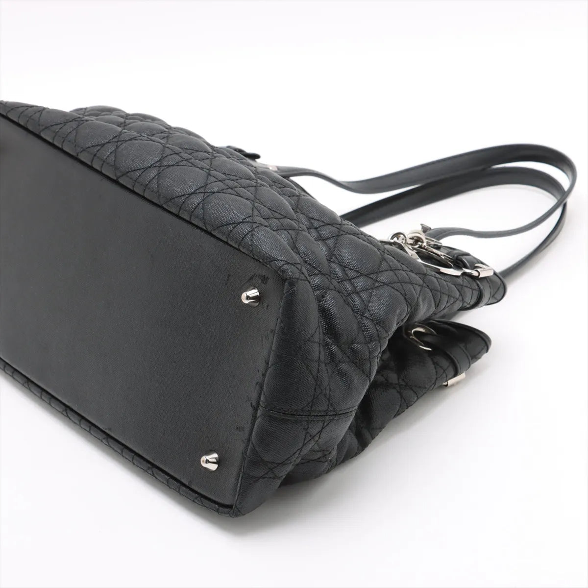 #1 Christian Dior Cannage Panarea Tote Bag Black