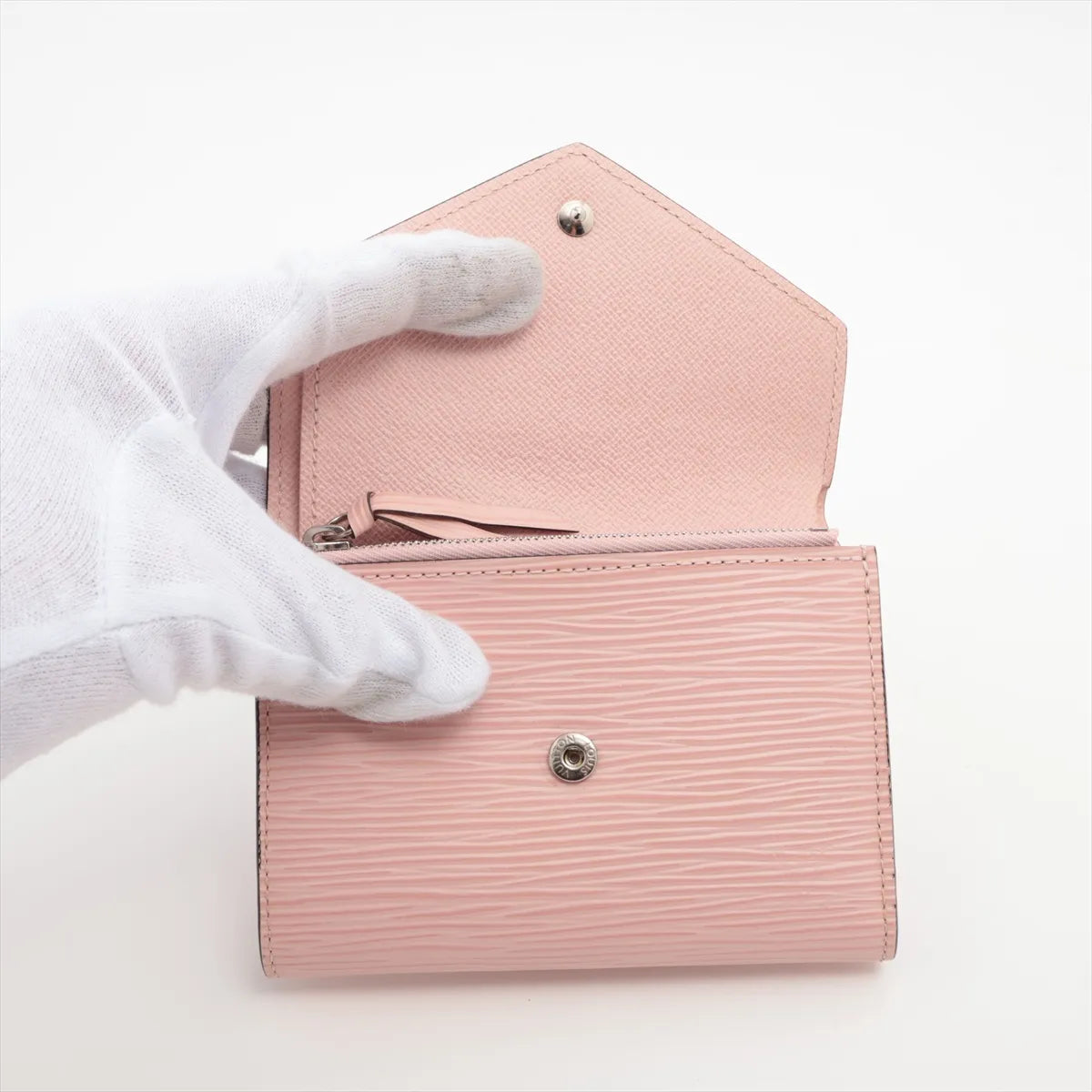 Louis Vuitton Epi Victorine Compact Wallet Pink