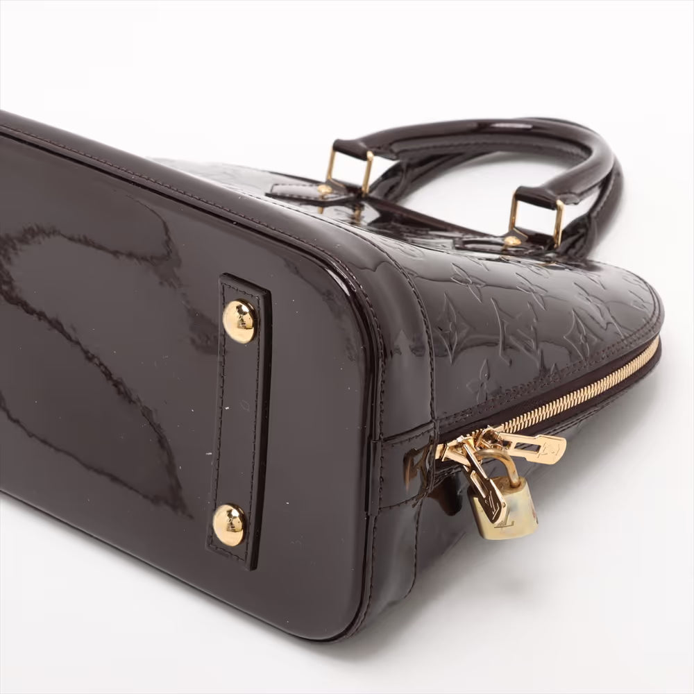 Louis Vuitton Vernis Alma MM Amarante