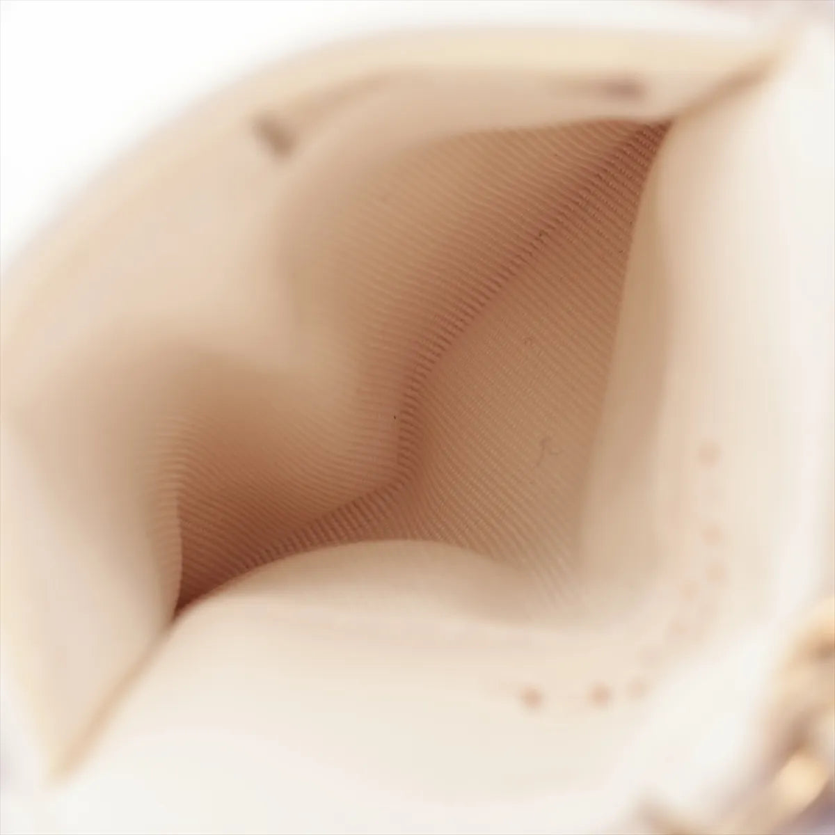 Chanel CC Logo Matelasse Lambskin Camellia Chain Card Case White