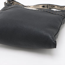 Load image into Gallery viewer, Fendi Selleria Leather Crossbody Bag Black