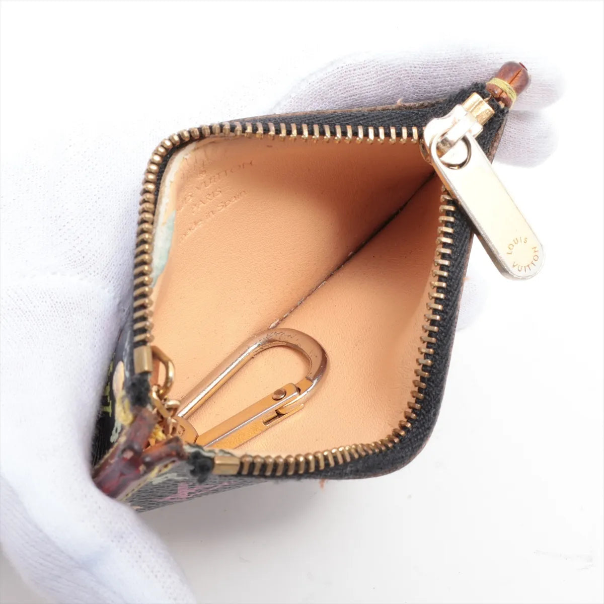 Louis Vuitton Monogram Multicolor Pochette Coin Purse Noir