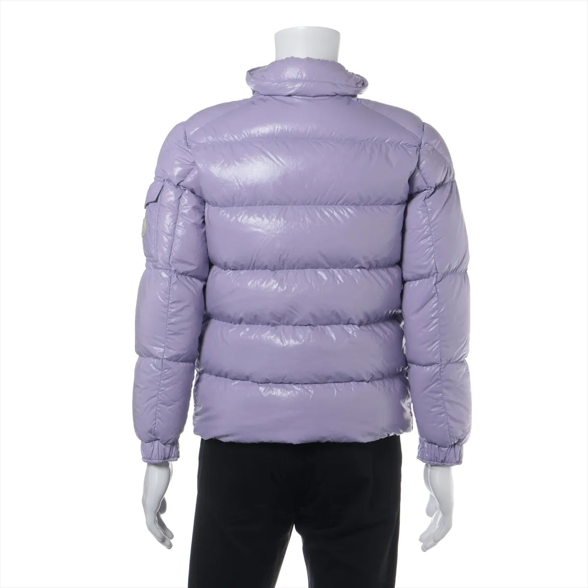 Moncler Nylon Down Jacket Purple