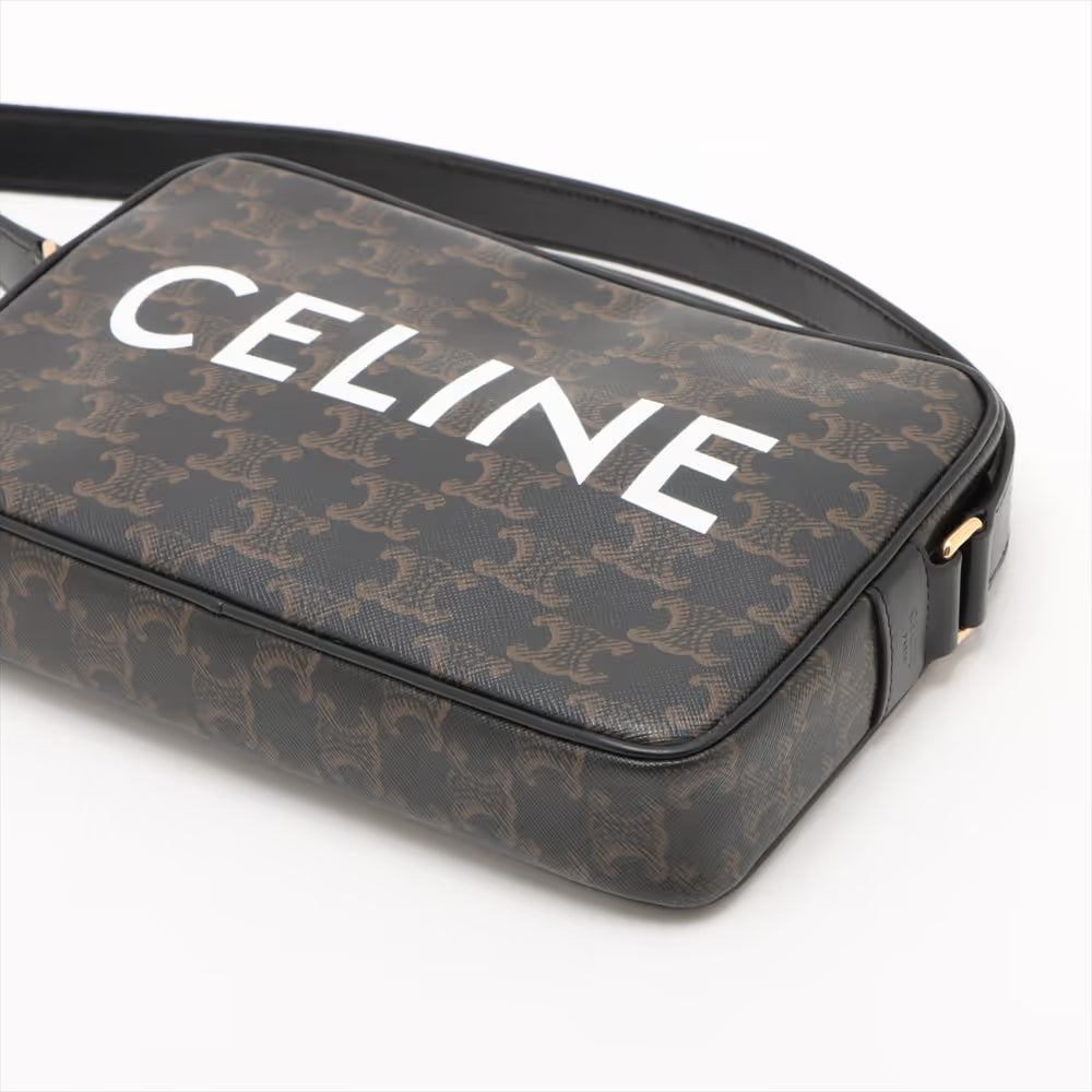 Celine Triomphe Medium Messenger Bag Black