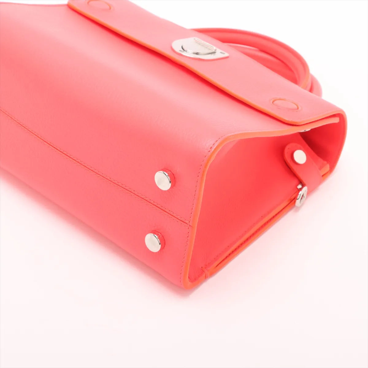 Christian Dior Diorever Leather Two-Way Handbag Pink