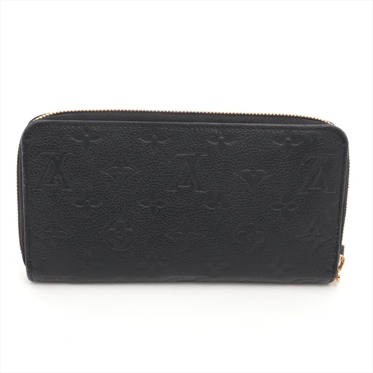 Louis Vuitton Monogram Empreinte Zippy Wallet Black