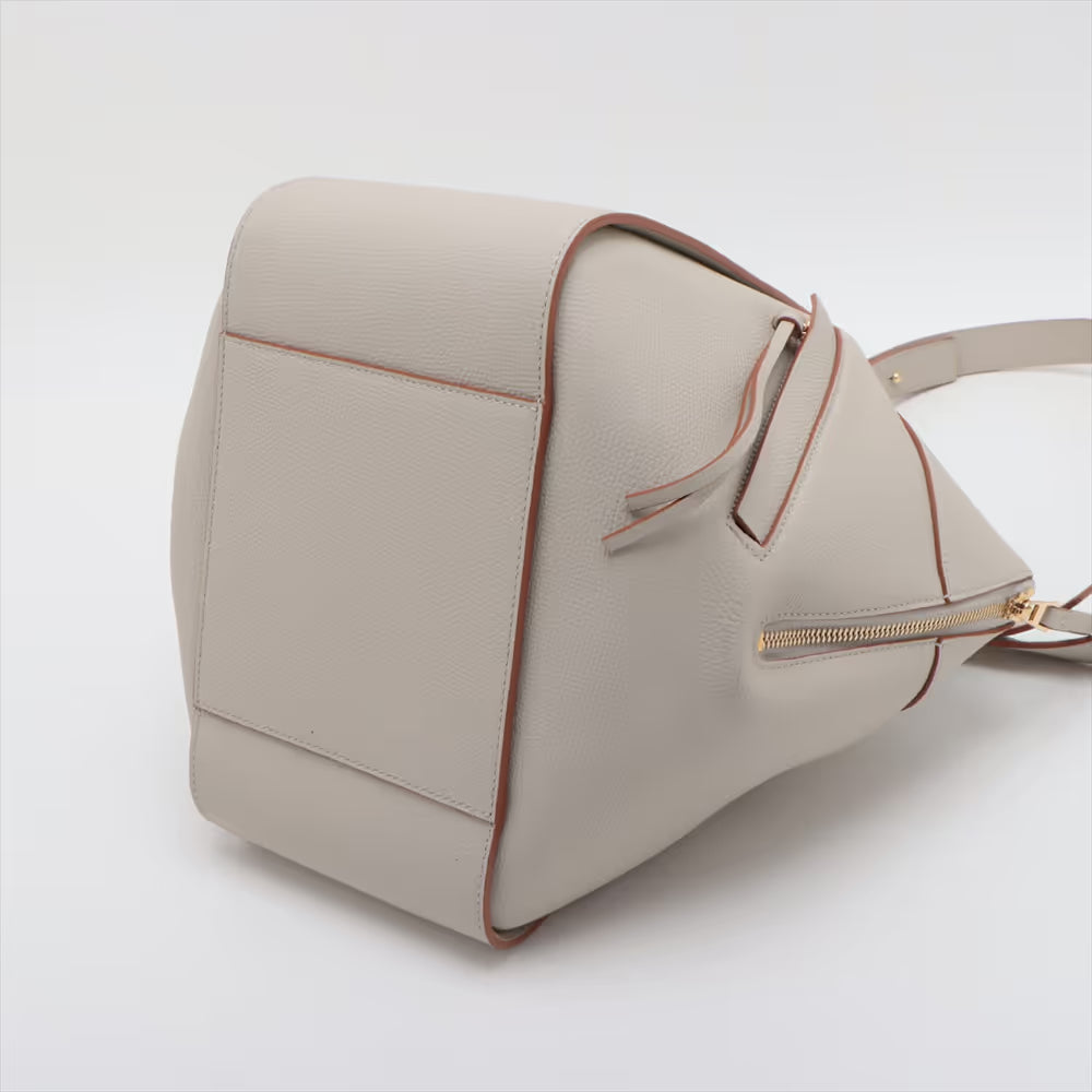 Loewe Hammock Small Leather Two-Way Handbag Beige