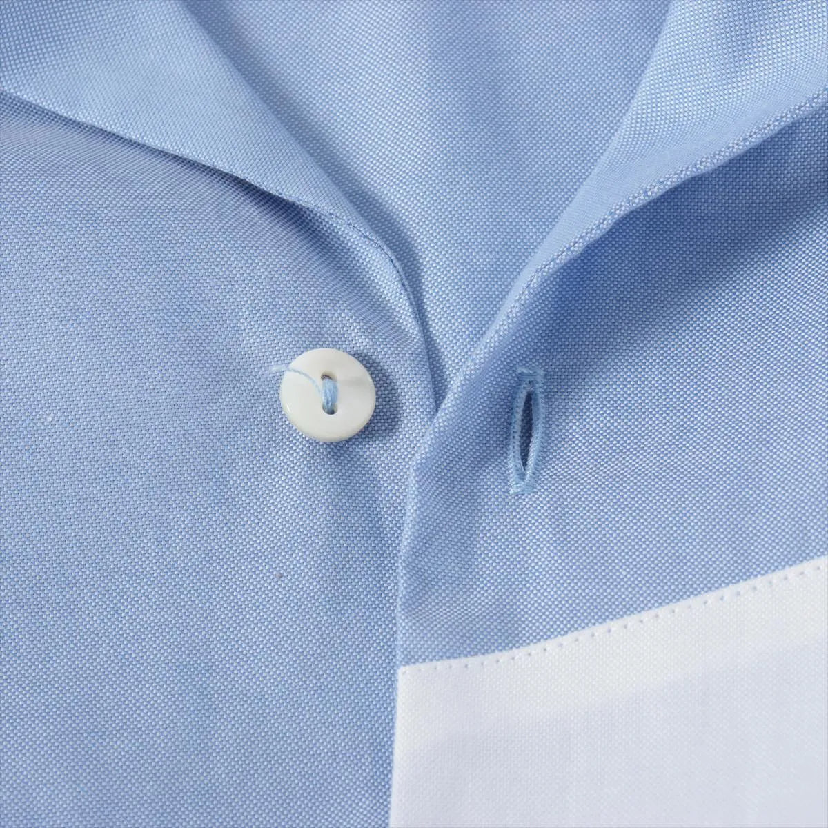 Gucci Cotton Polo Shirt Light Blue x White