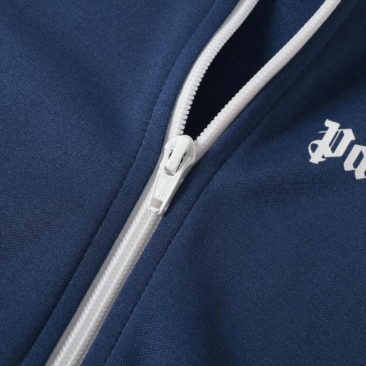 Palm Angels Polyester Track Jacket Navy Blue