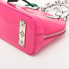 Load image into Gallery viewer, Buy Louis Vuitton Monogram Vernis Alma BB Hot Pink x White