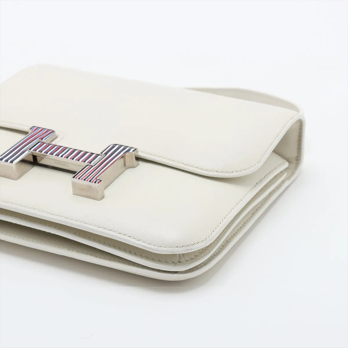 Hermes Constance III Mini 18 Optique Evercolor White