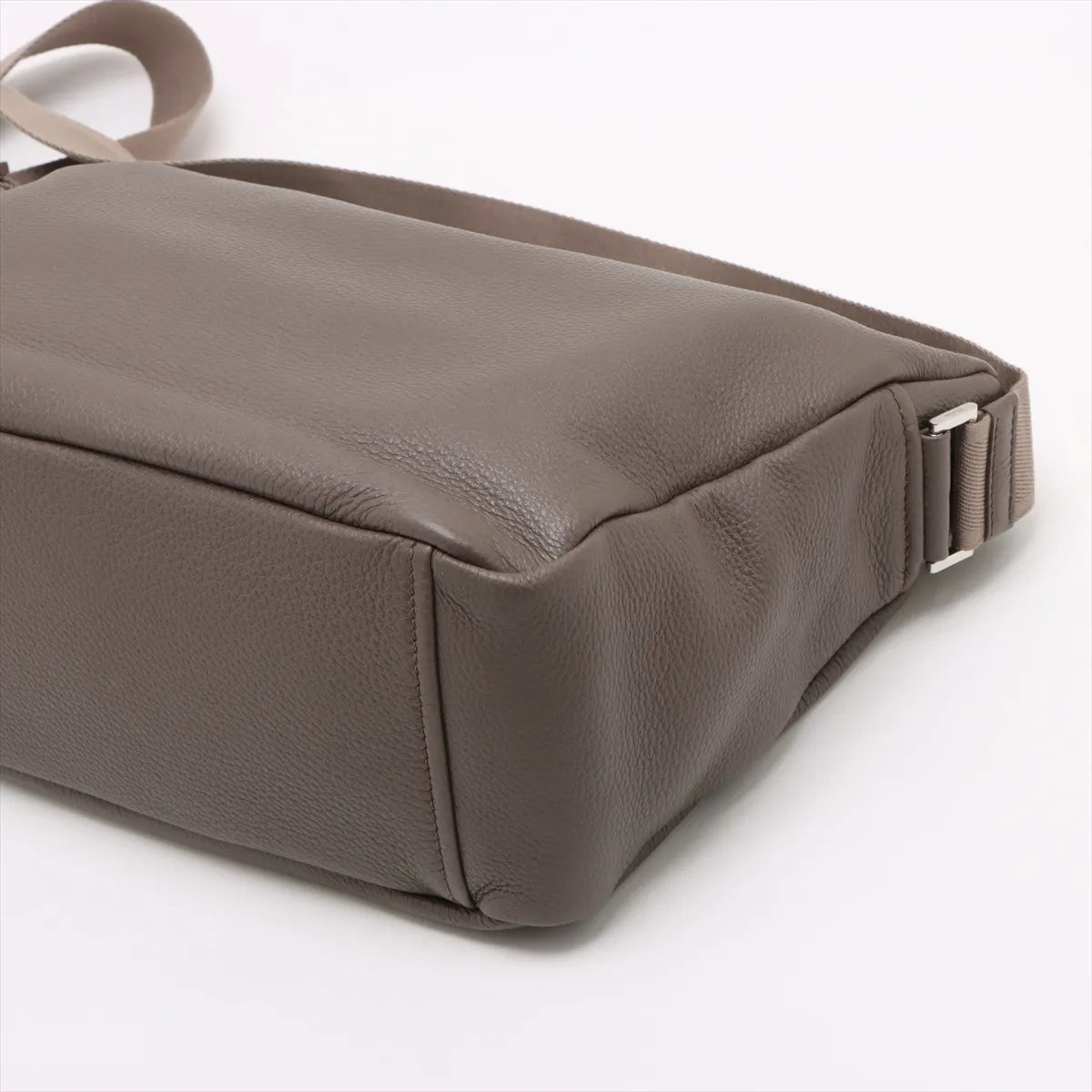 Prada Vitello Daino Leather Shoulder Bag Greige