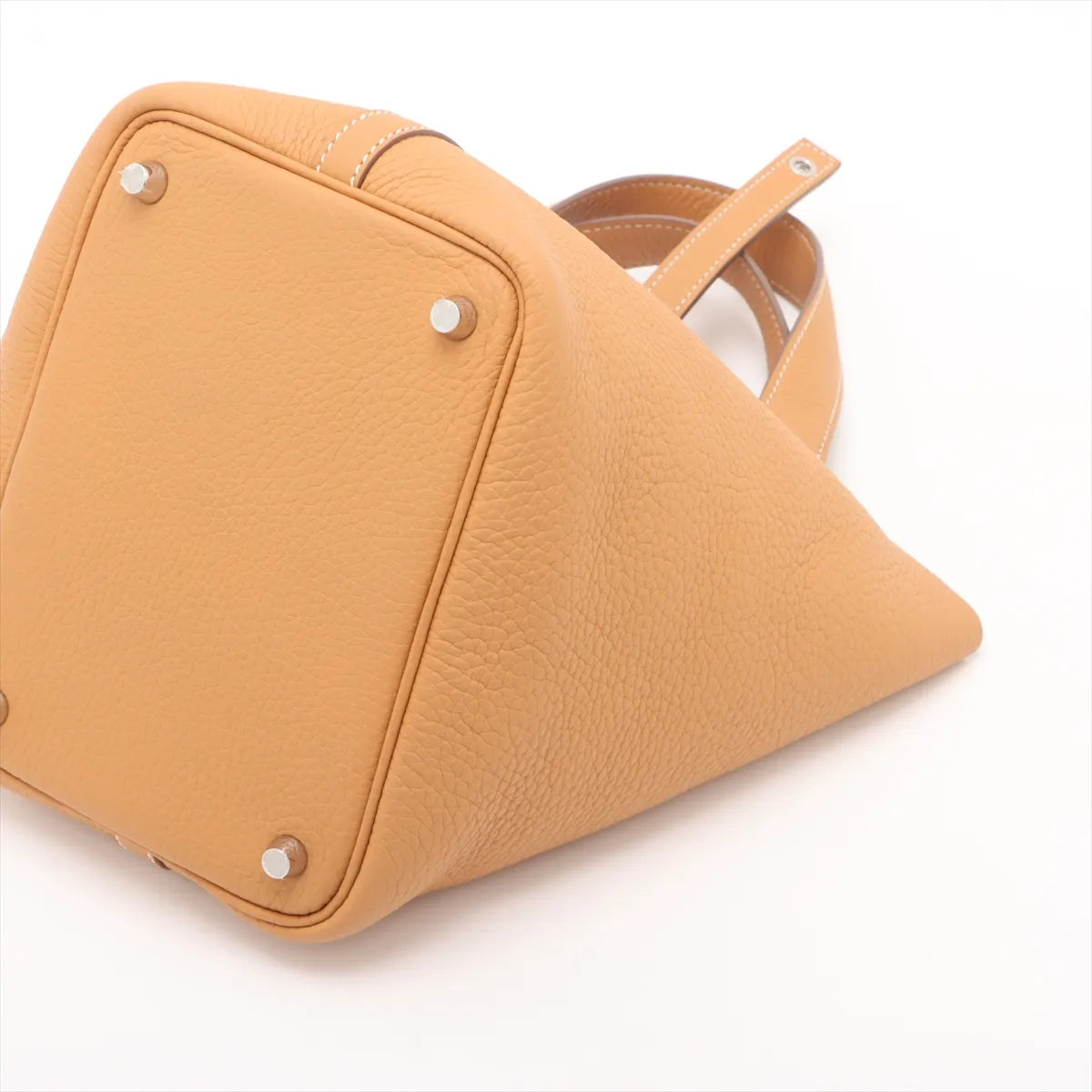 Hermes Picotin Lock 18 PM Taurillon Clemence Natural Sable