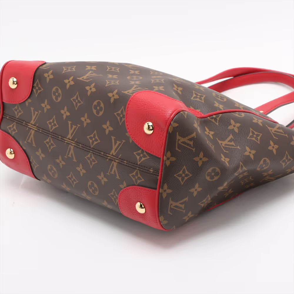 Louis Vuitton Monogram Estrela Brown x Red