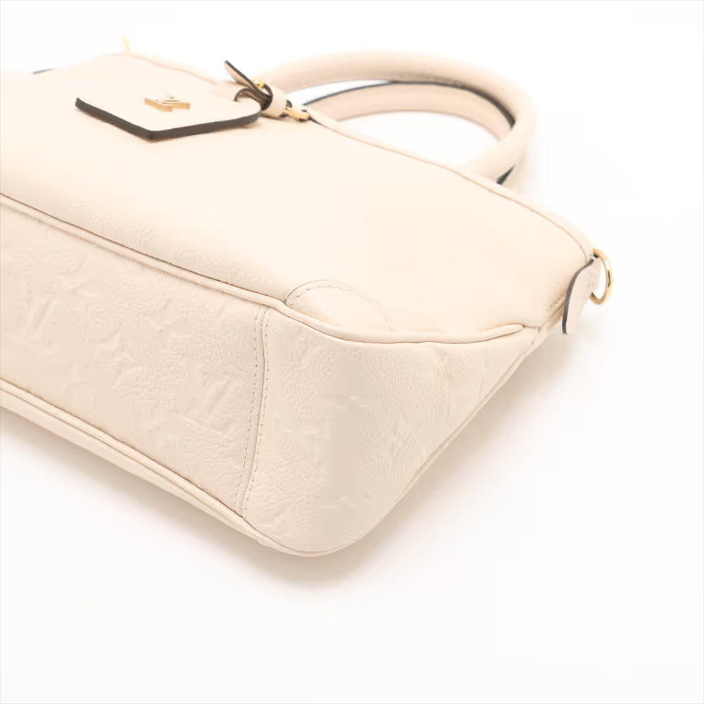 Louis Vuitton Monogram Empreinte Trianon PM White