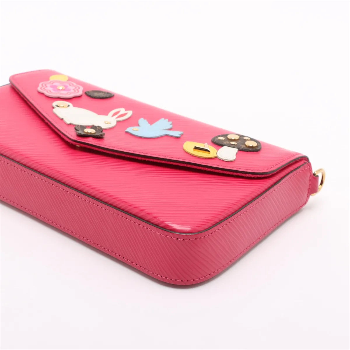 Louis Vuitton Epi Patchwork Pochette Felicie Hot Pink