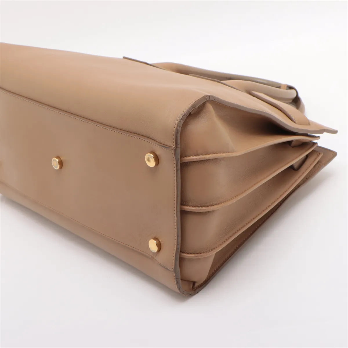 Balenciaga Sac de Jour Leather Two-Way Shoulder Bag Beige