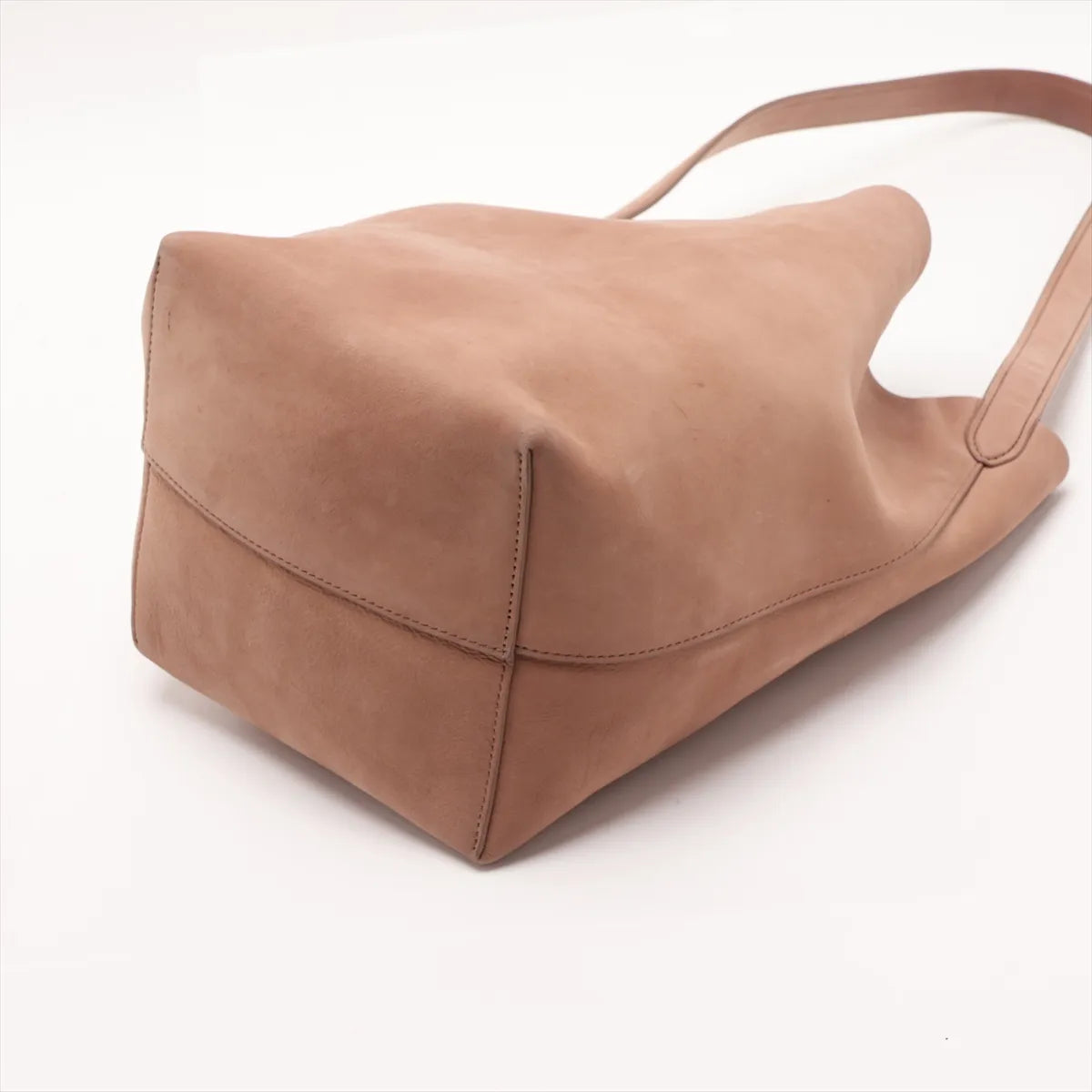 The Row Park Leather Medium Tote Shoulder Bag Brown