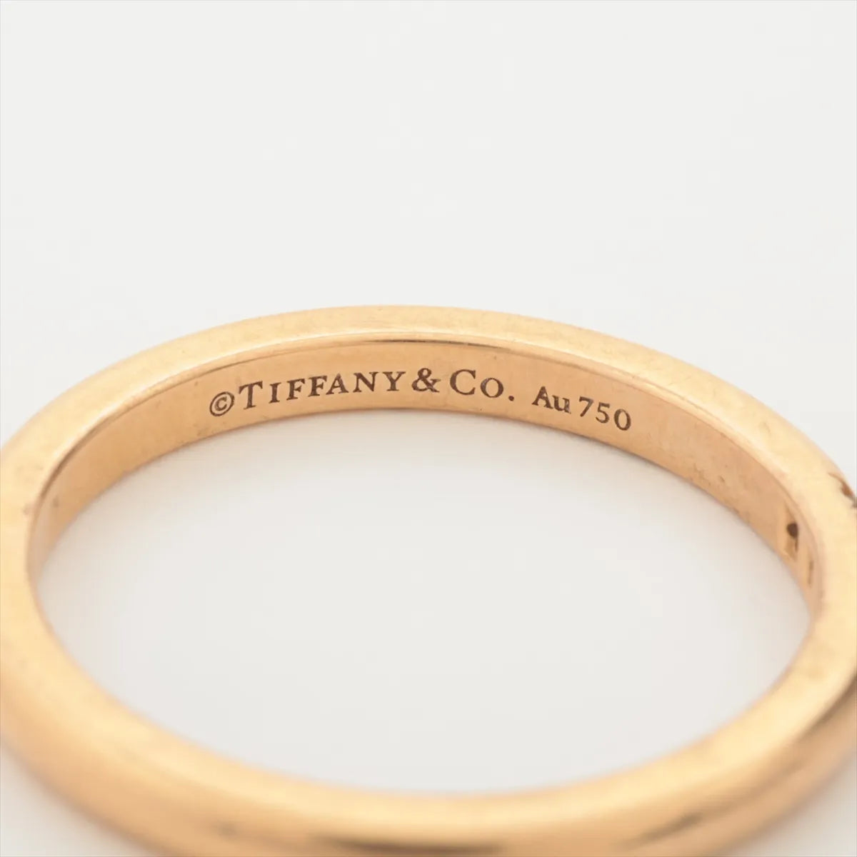 Tiffany & Co. Classic Band Diamond Ring Gold