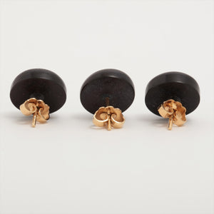 Louis Vuitton Sylvania Tigerwood Stud Earring