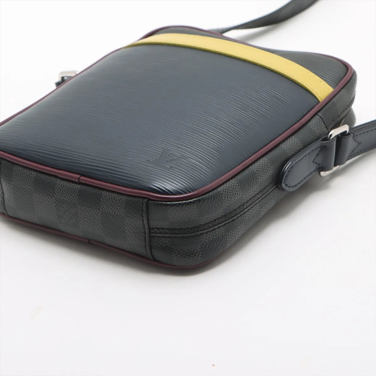 Louis Vuitton Epi x Damier Graphite Danube Slim Black