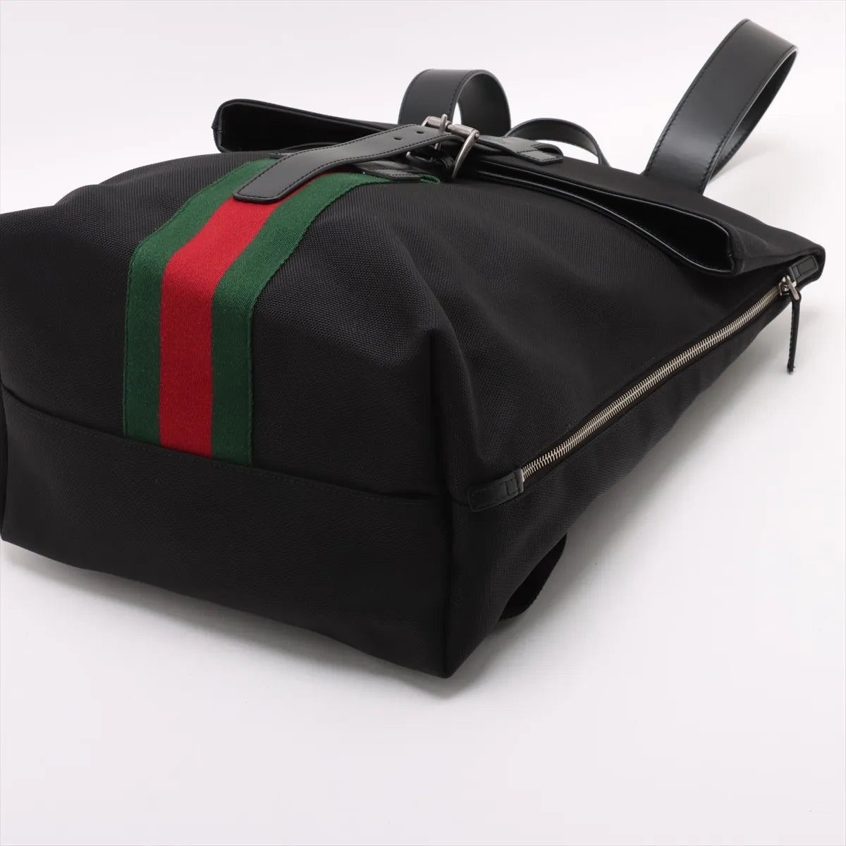 Gucci Web Nylon Backpack Black