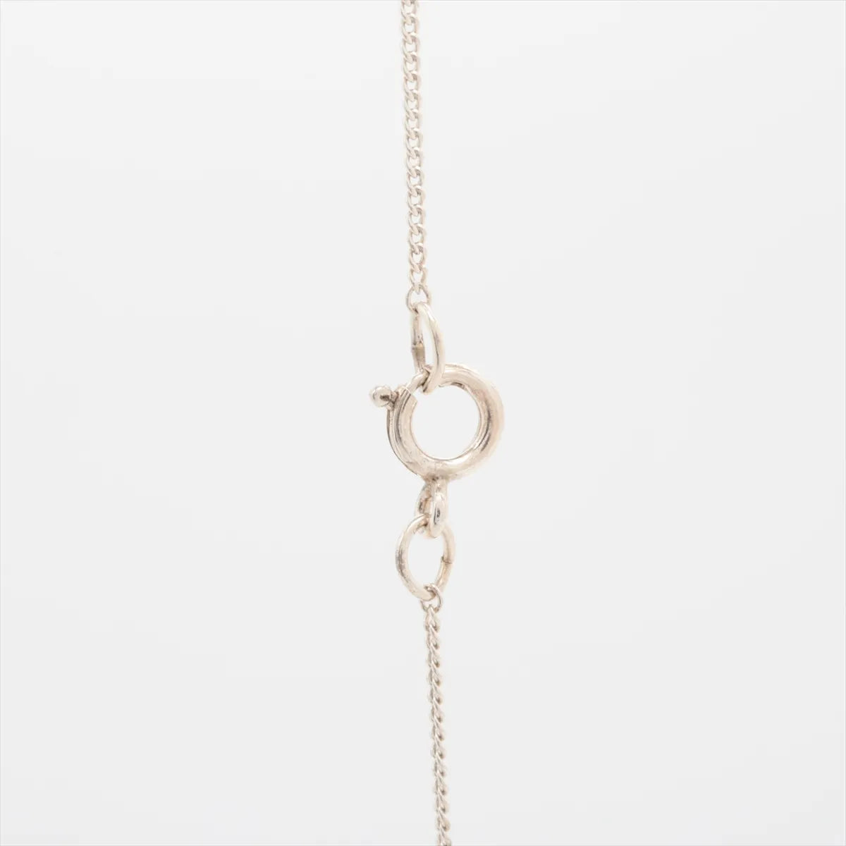 Tiffany & Co. Heart Leaf Pendant Necklace Silver