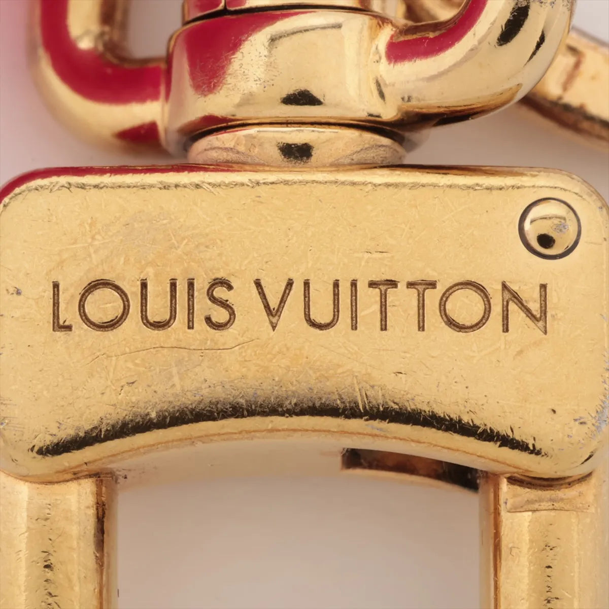 Louis Vuitton Pink LV Heart Bag Charm