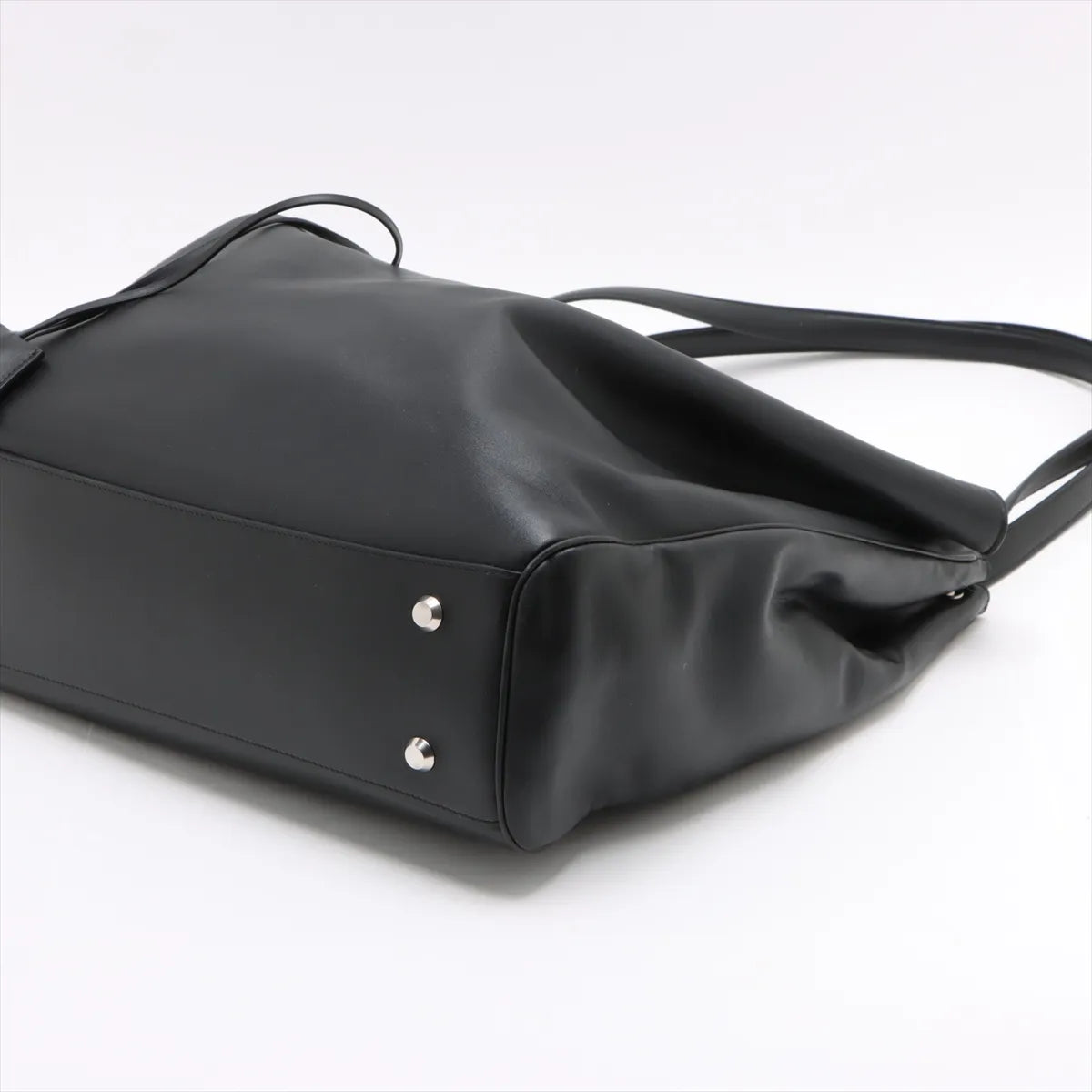 Balenciaga Rodeo Leather Tote Bag Black