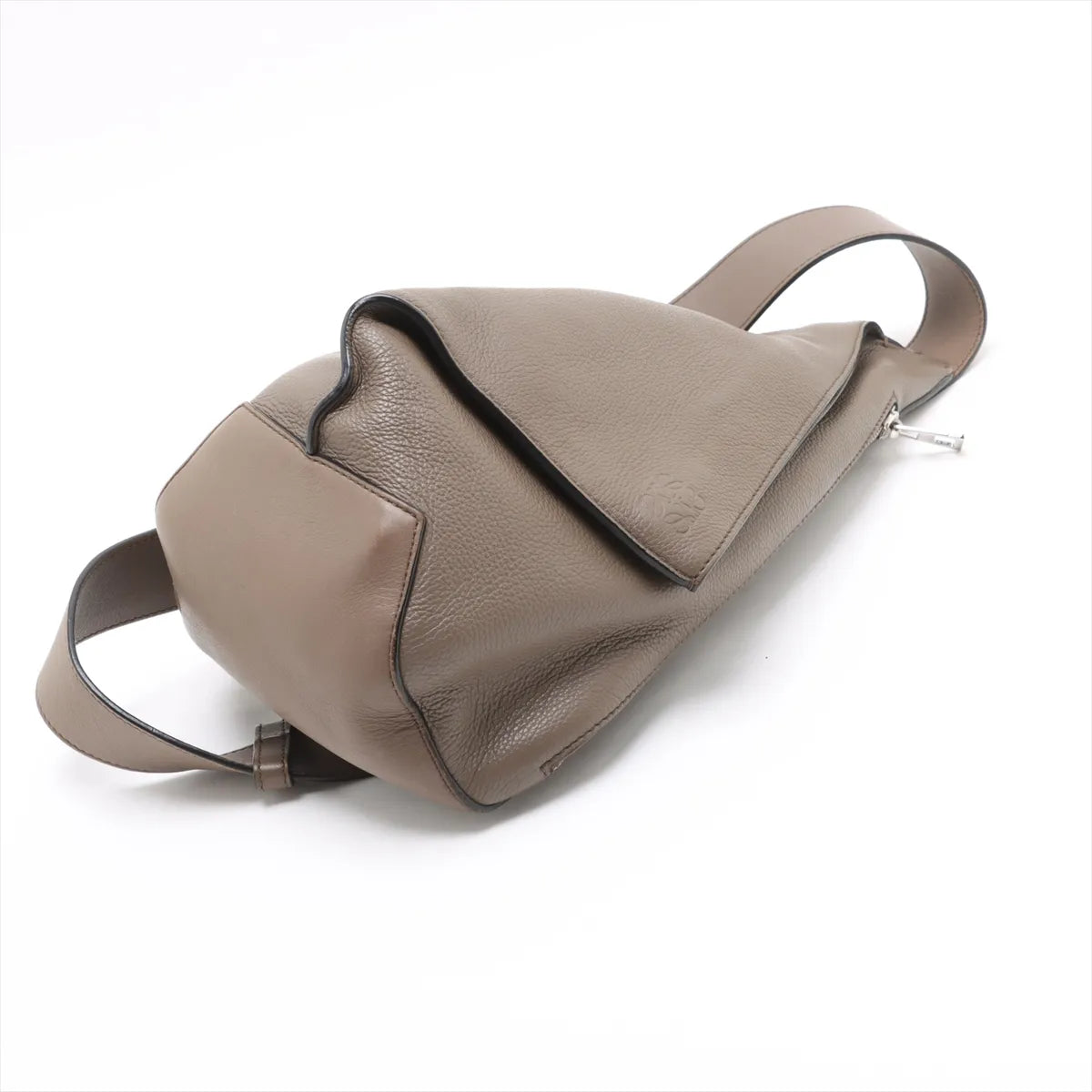 Loewe Anton Leather Sling Backpack Greige