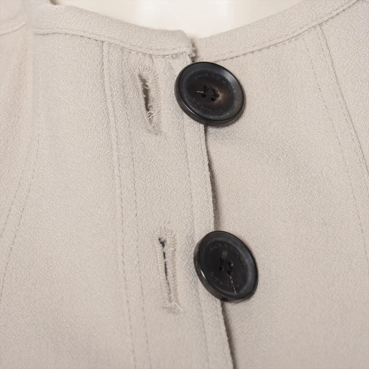 Burberry London Polyester Blazer Jacket Greige