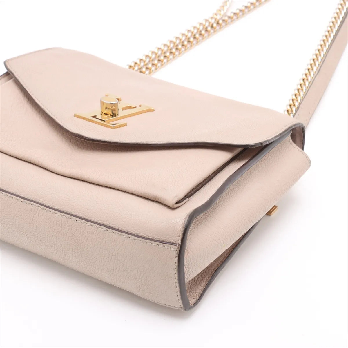 Louis Vuitton Lock Me Chain Shoulder Bag Gray