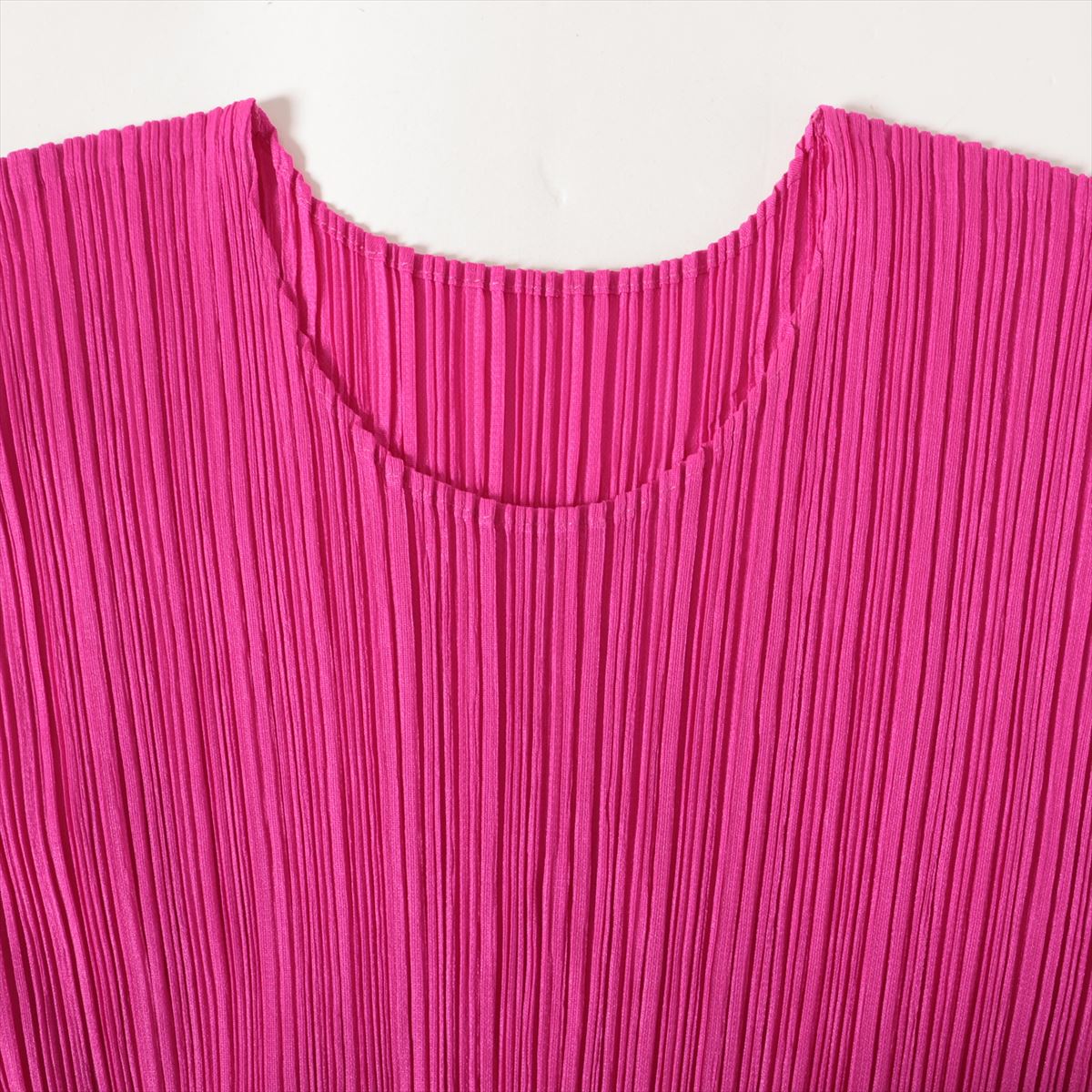 Buy Pleats Please Issey Miyake  Long Sleeve Blouse Hot Pink