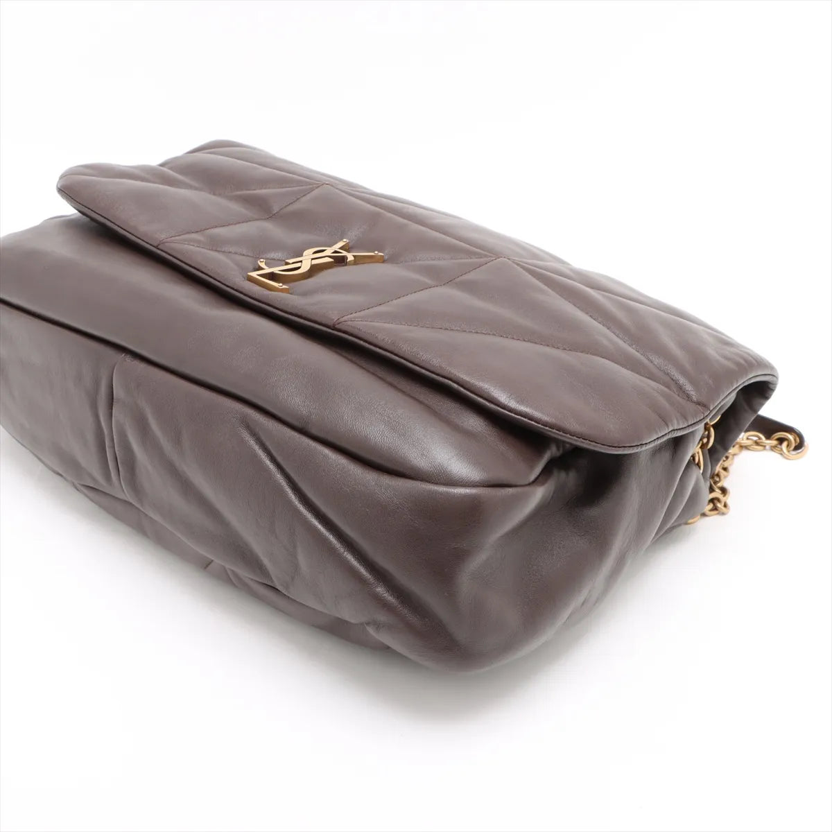 Saint Laurent Paris Jamie 4.3 Leather Chain Shoulder Bag Brown