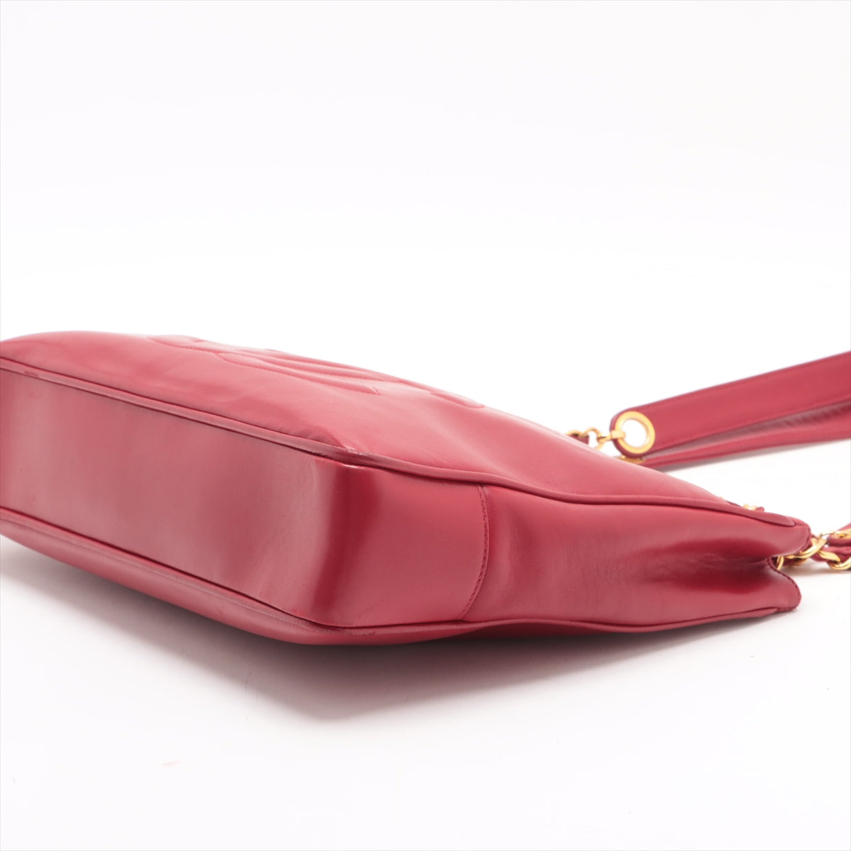 Chanel CC Logo Lambskin Chain Tote Bag Red * PREORDER *