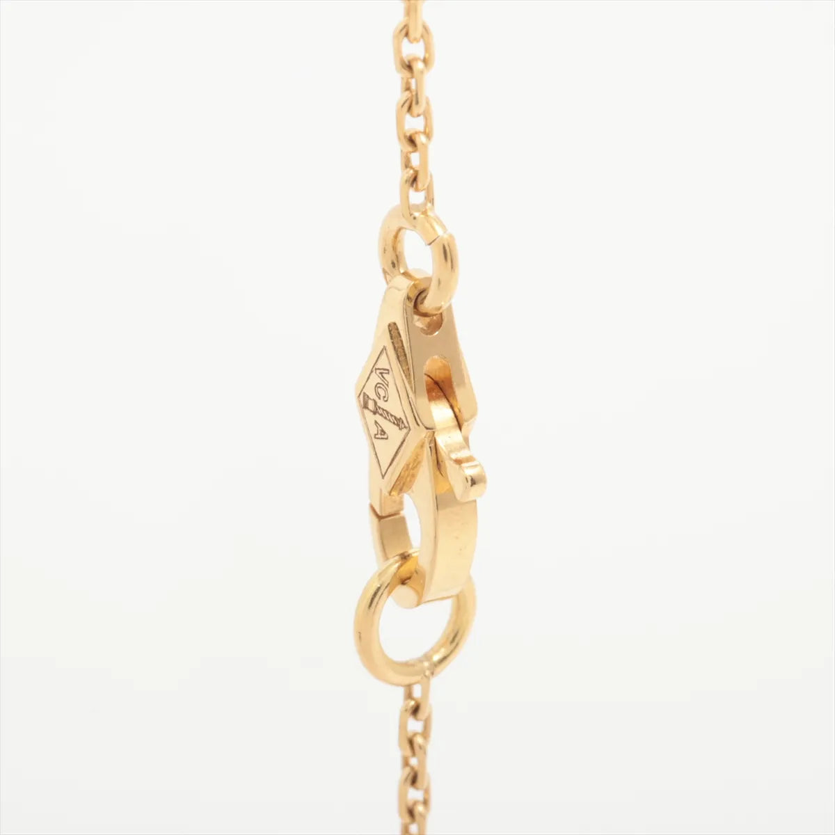 Van Cleef & Arpels Sweet Alhambra Shell Necklace White