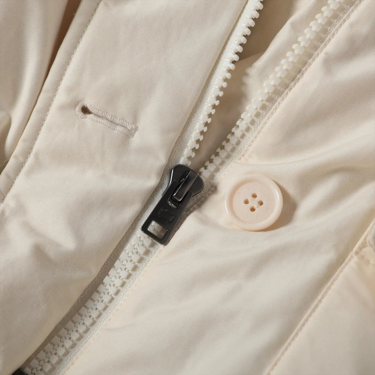 Woolrich Cotton Down Jacket Ivory