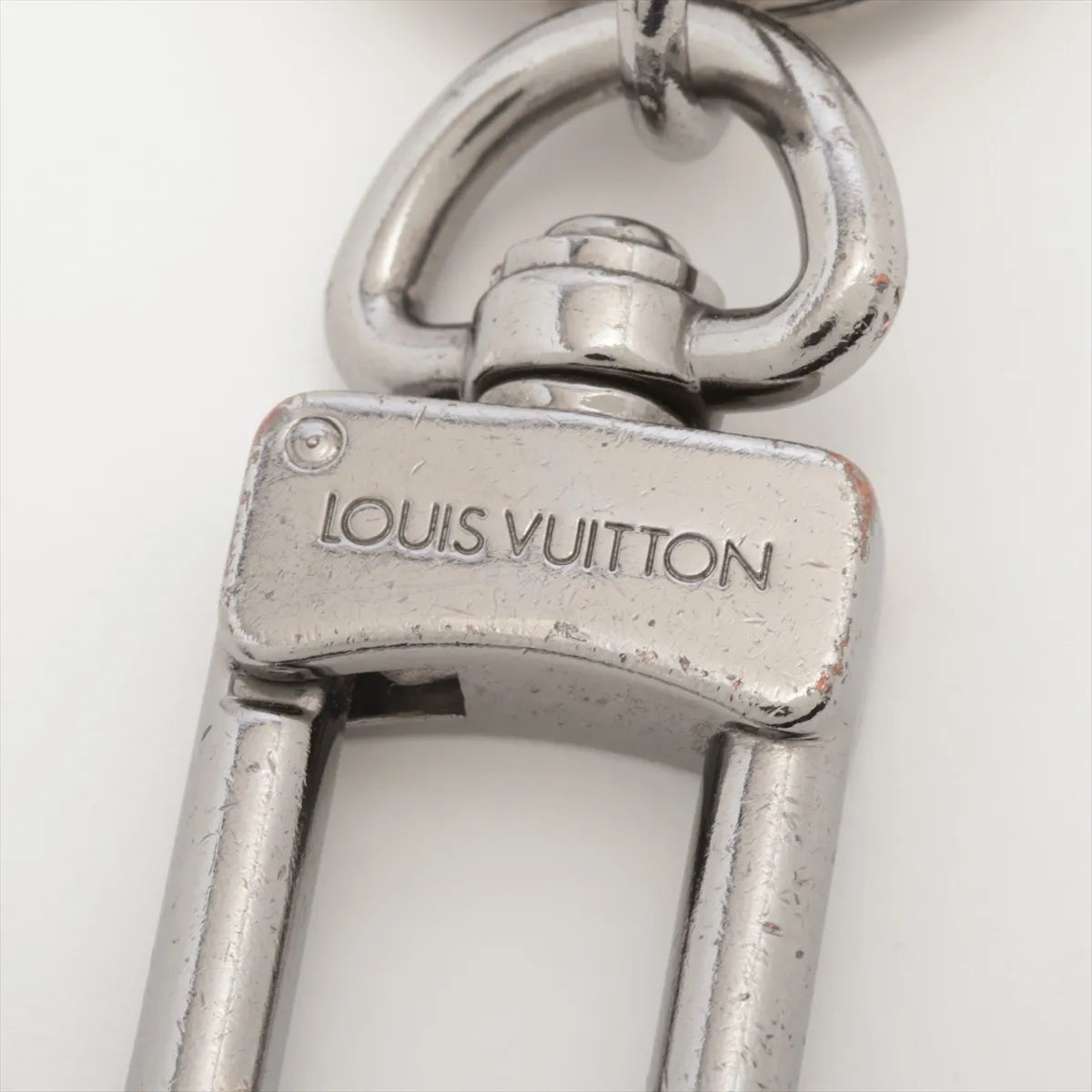 Louis Vuitton Monogram Graphite Slim Dragonne Keyring