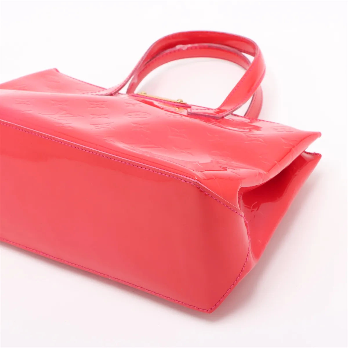 Louis Vuitton Monogram Vernis Wilshire PM Red-Pink