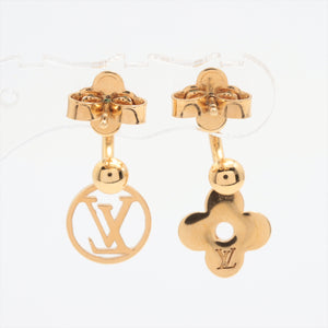 Preloved Louis Vuitton Bookle Dreille Blooming Earrings